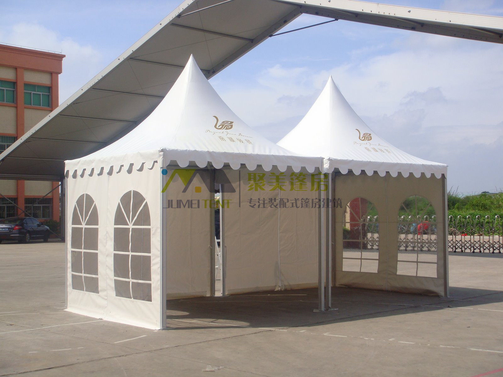 欧式尖顶帐篷铝合金篷房