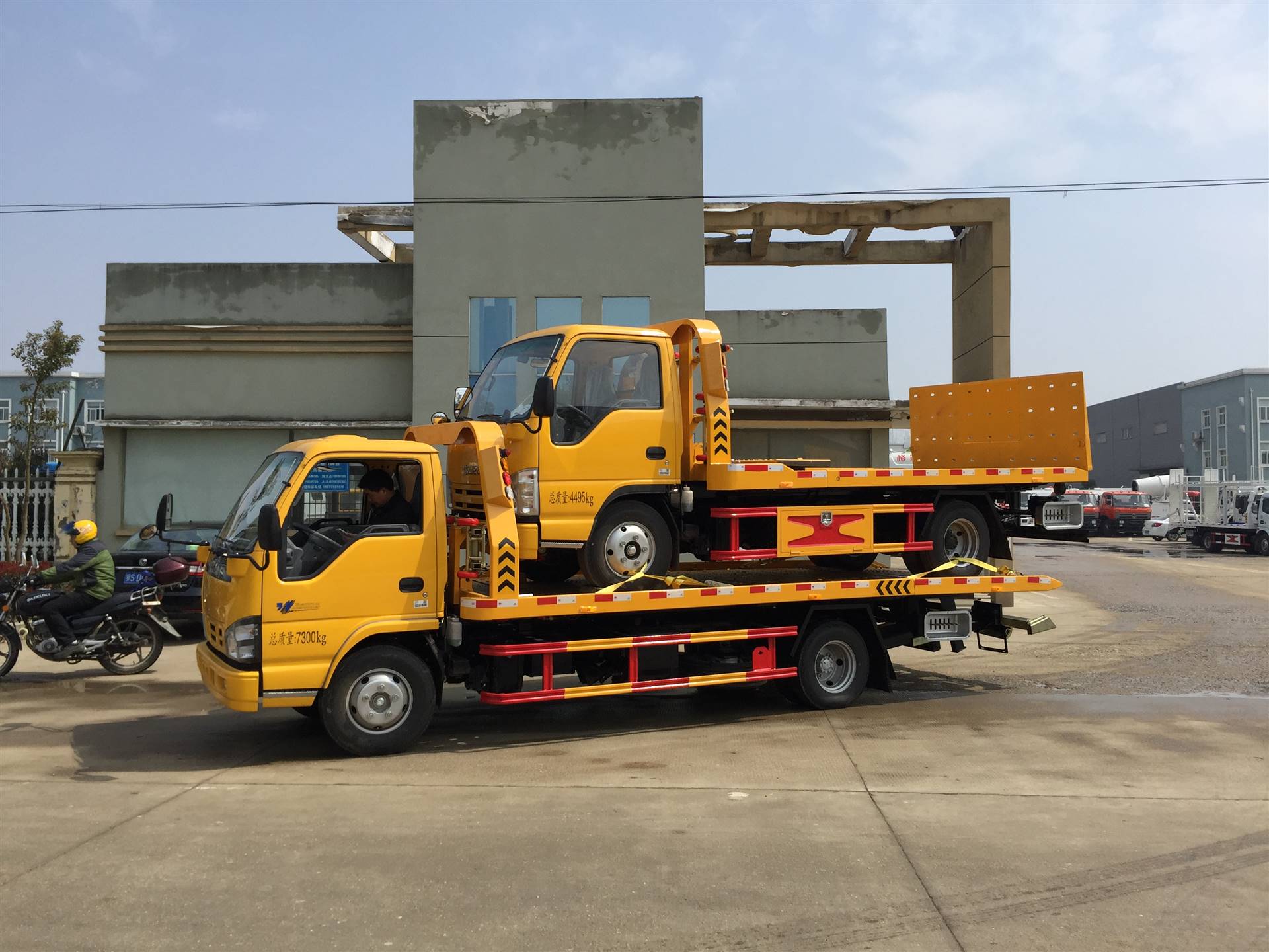 开封蓝牌一拖二道路施救车价格表图片