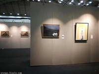 北京无缝展墙布置，画展无缝展板，美术馆展墙，布面展墙布置