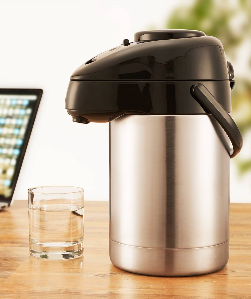 上海思乐得一键式开启保温壶家用真空保温壶生产厂家