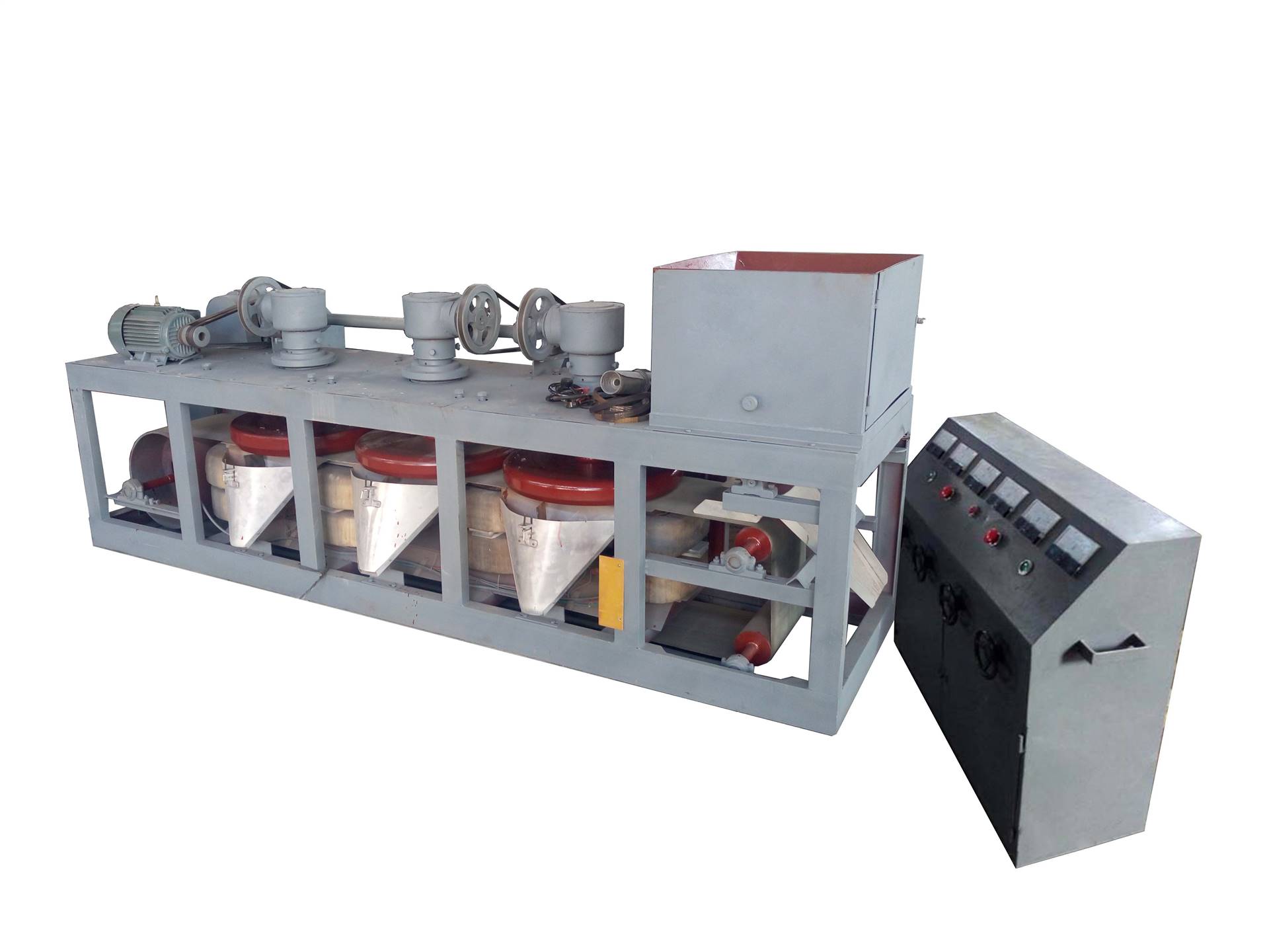 cp3600三盘带式磁选机干式三盘磁选机盘式电磁磁选机