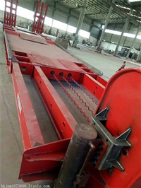 抽拉式低平板半挂车伸缩式拖板车