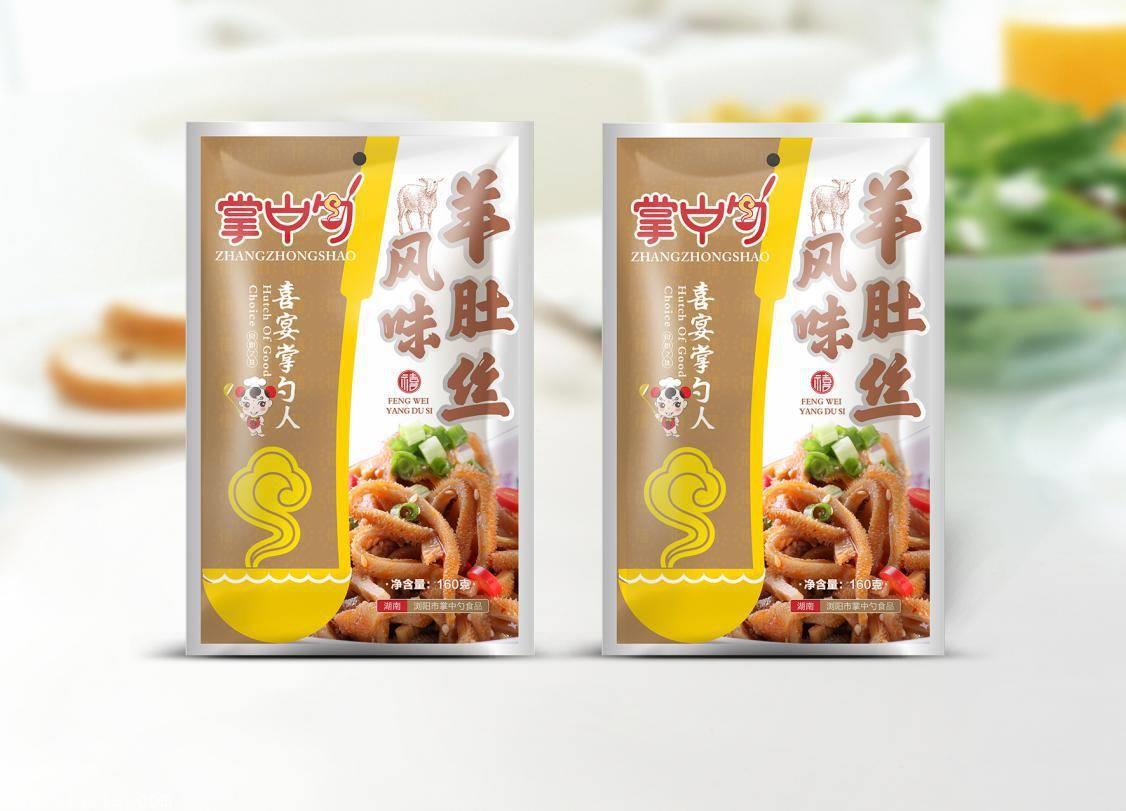 掌中勺爽口凉菜 风味羊肚丝