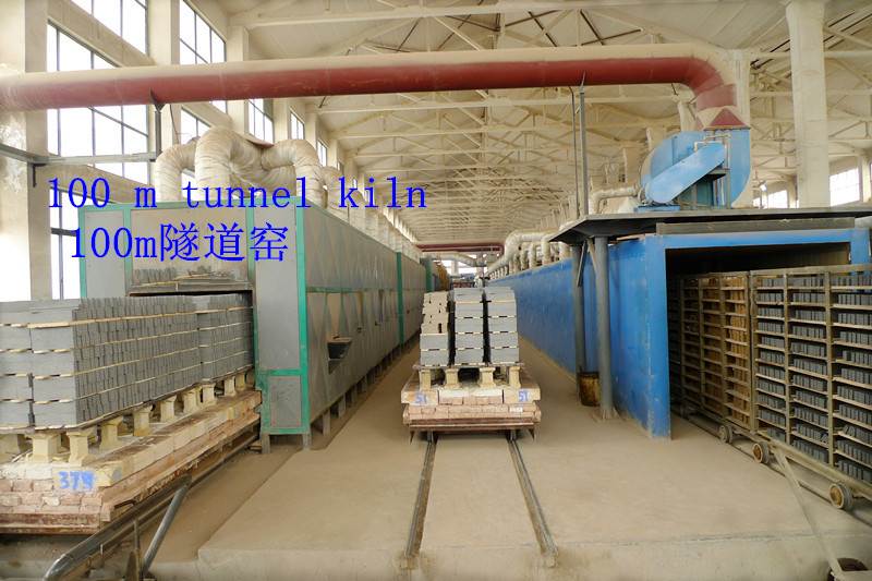 燃气隧道窑炉 仿古砖劈开砖烧成炉窑150米