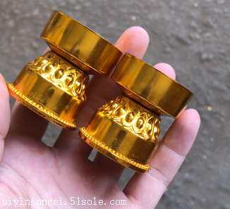 七彩缘五金塑料烛台元宝蜡烛底座防火烛台厂家直销