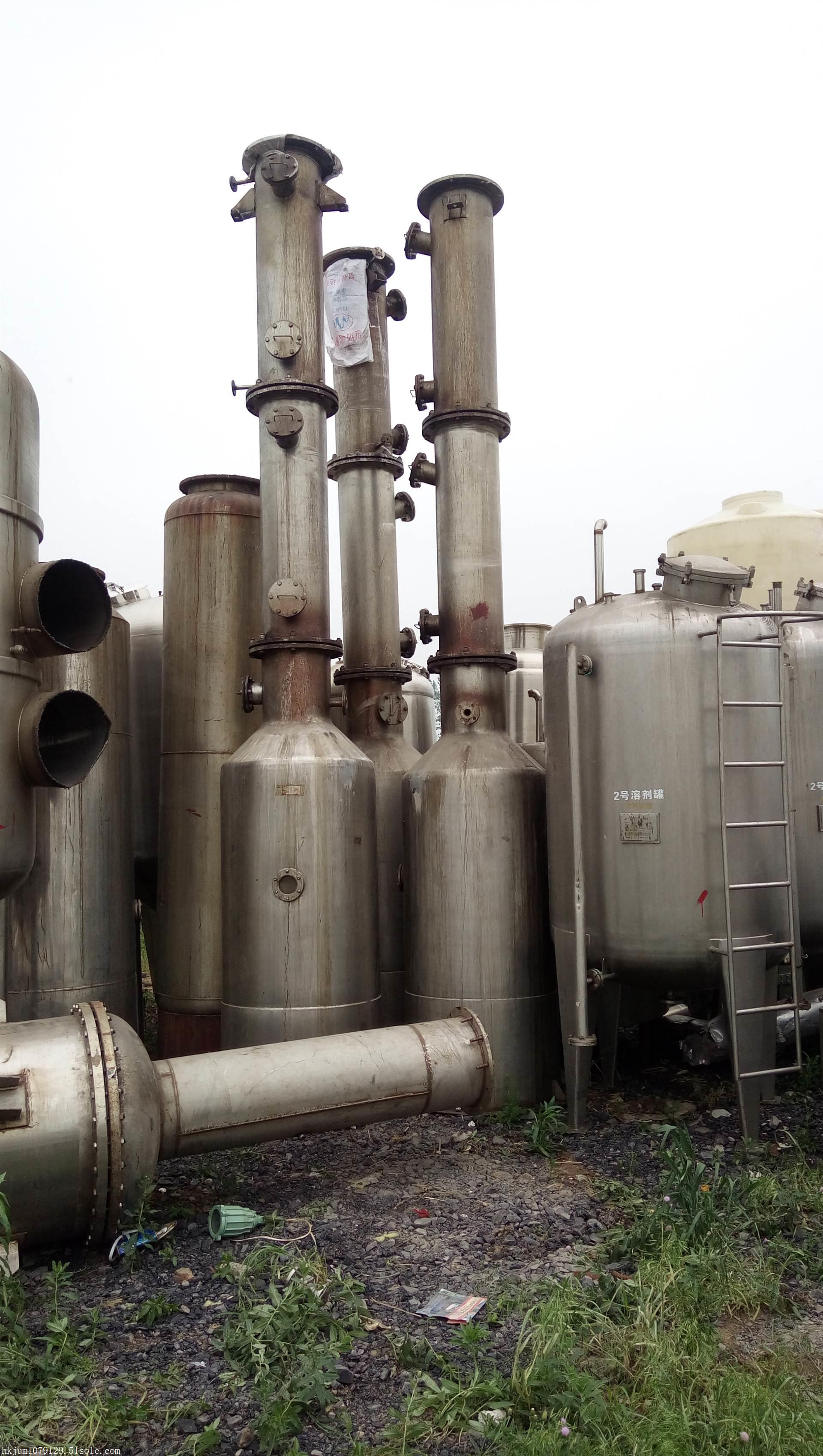 出售二手不锈钢陶瓷填料塔