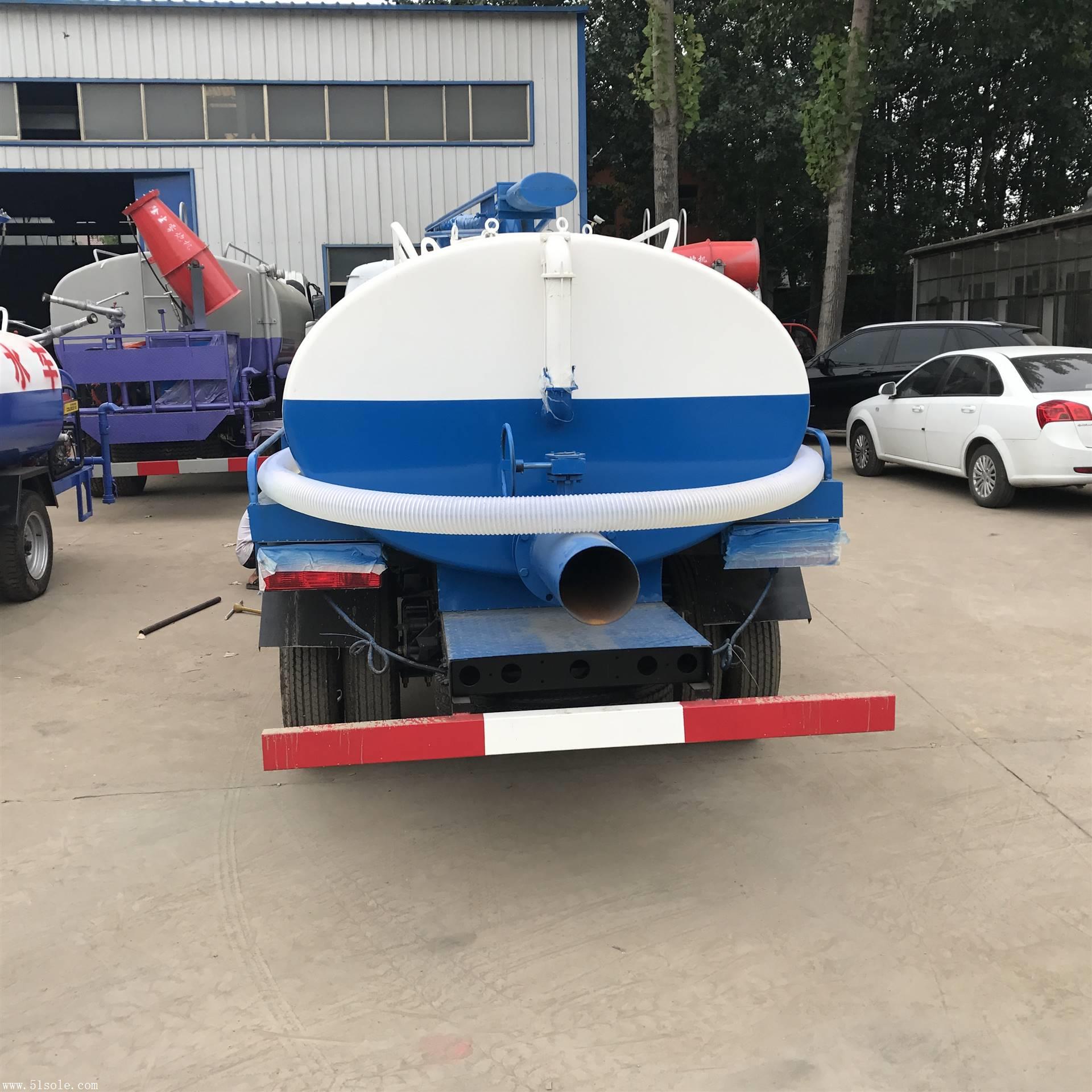 国五可上蓝牌东风5吨抽粪车化粪池吸粪车管道疏通抽污市政环卫