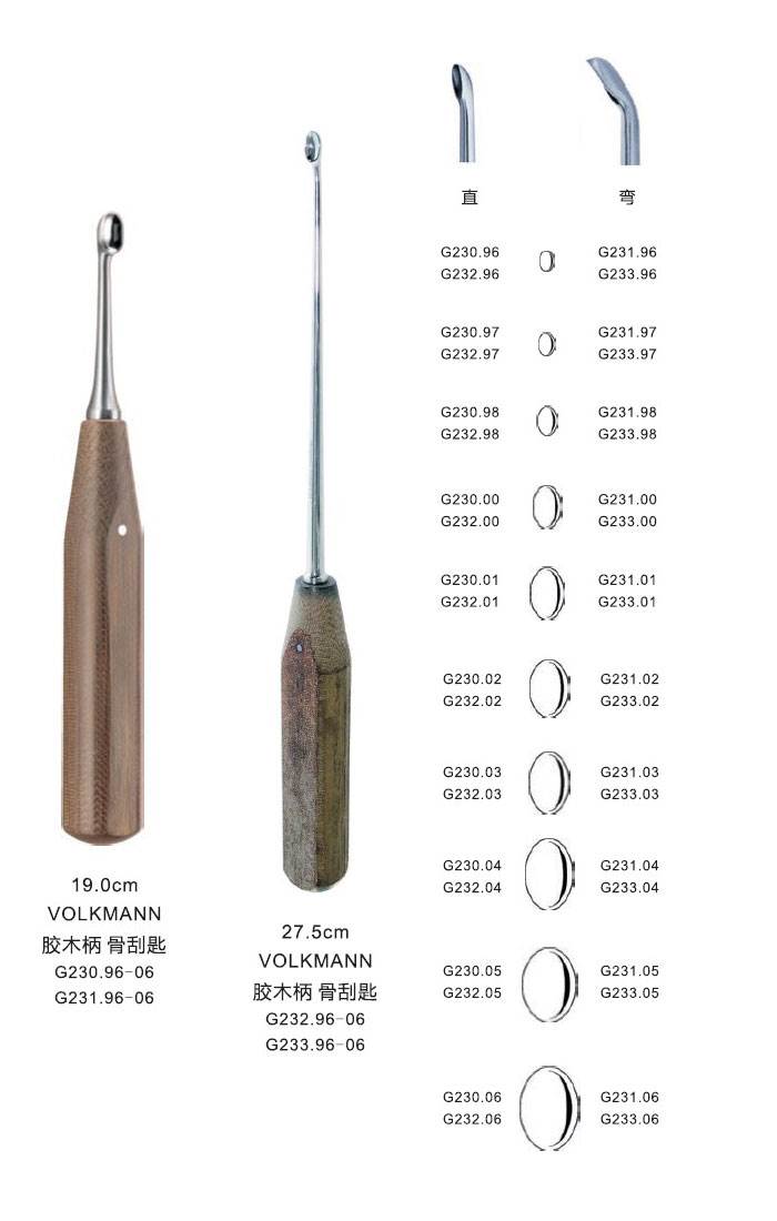 柄骨刮匙 手术器械 陕西手术器械 北京手术器械价 格: 面议 产品型号