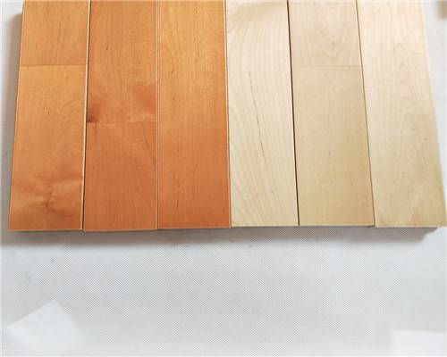 20厚硬木平口实木运动地板进口枫木a级面板