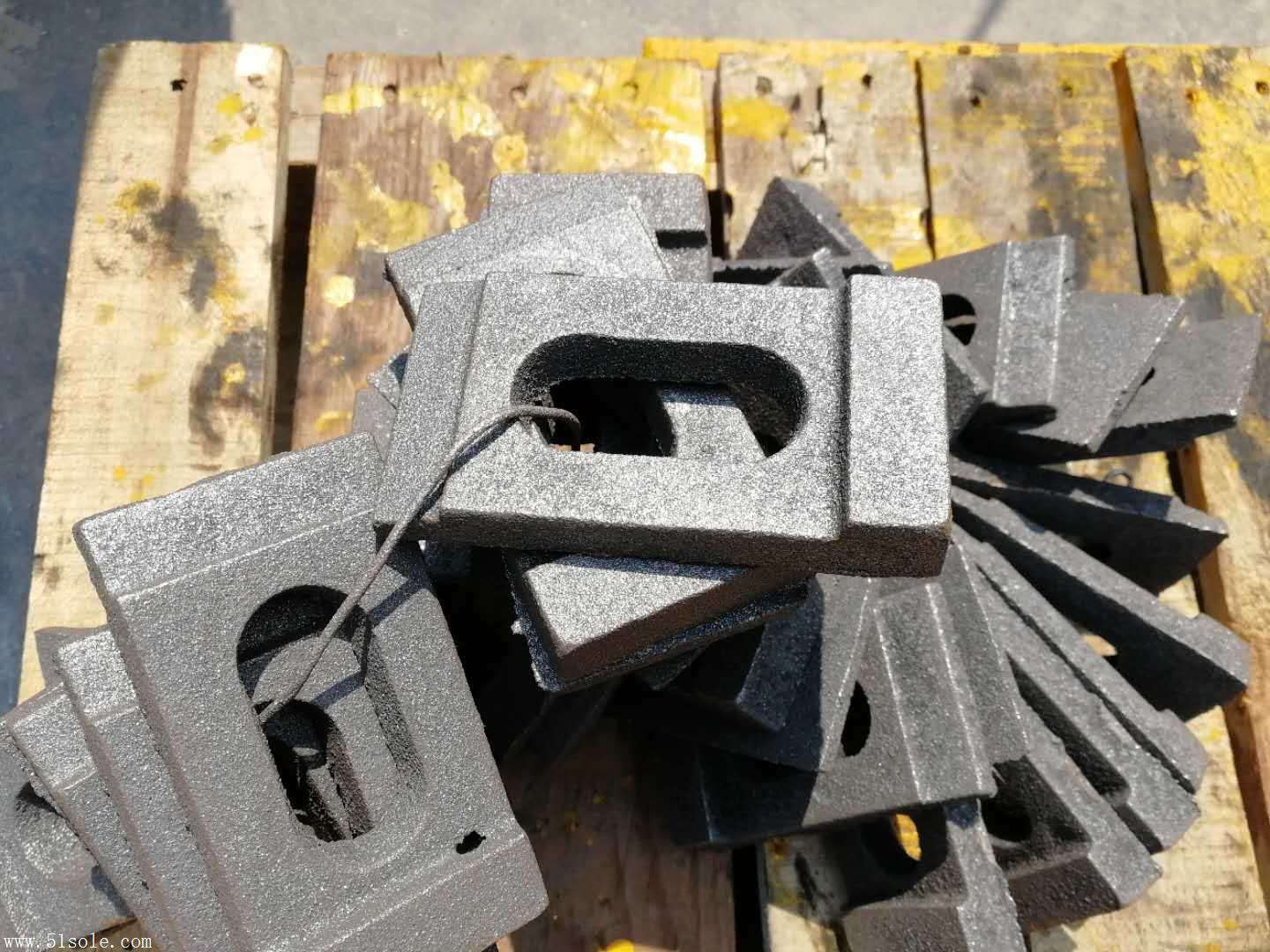 43kgm地铁隧道轨道压板钢轨固定件