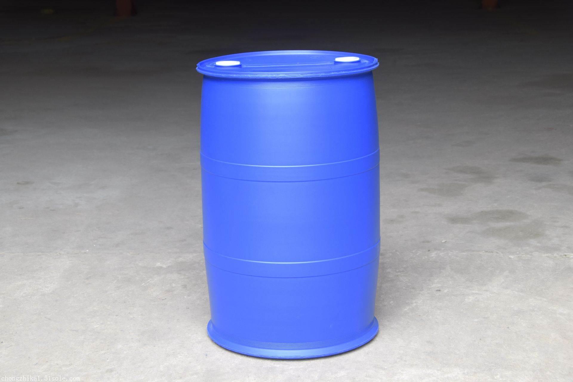 厂家供应塑料化工桶 200升圆桶 蓝色化工桶