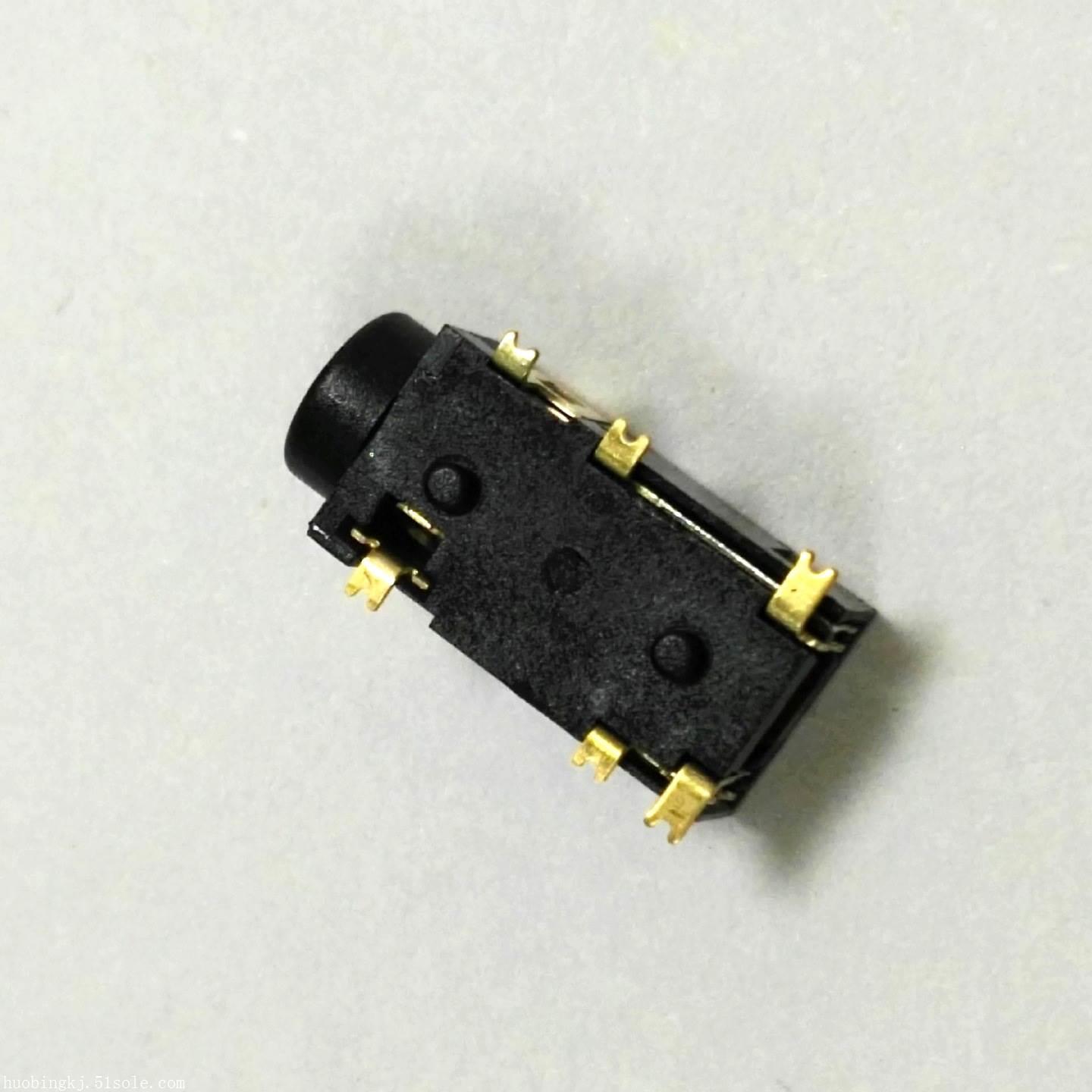 高品质3.5耳机插座沉板 手机贴片耳机插座 鸣腾mt专注连接器23年