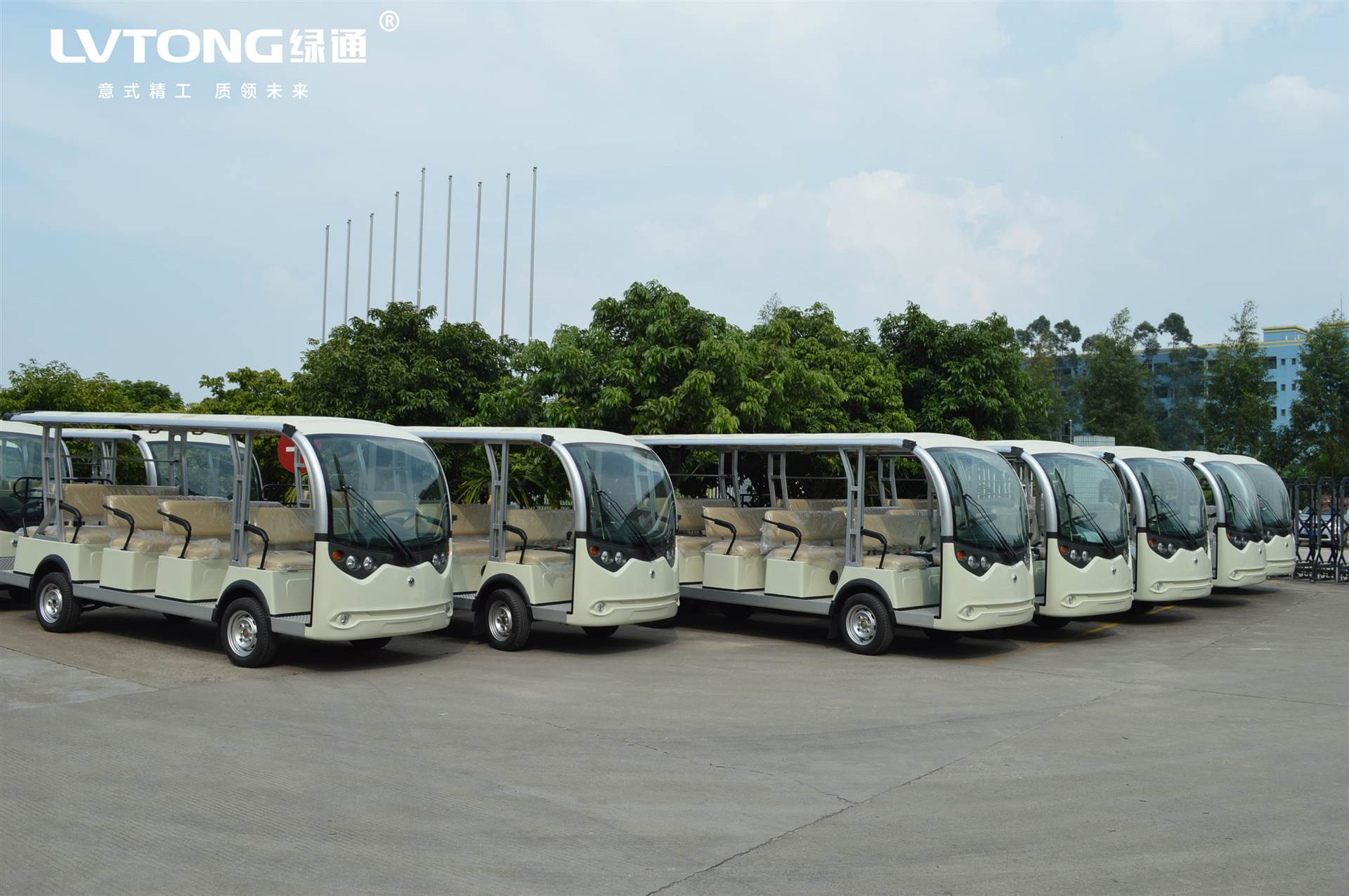 广东绿通 十四座旅游观光车 lt-s14