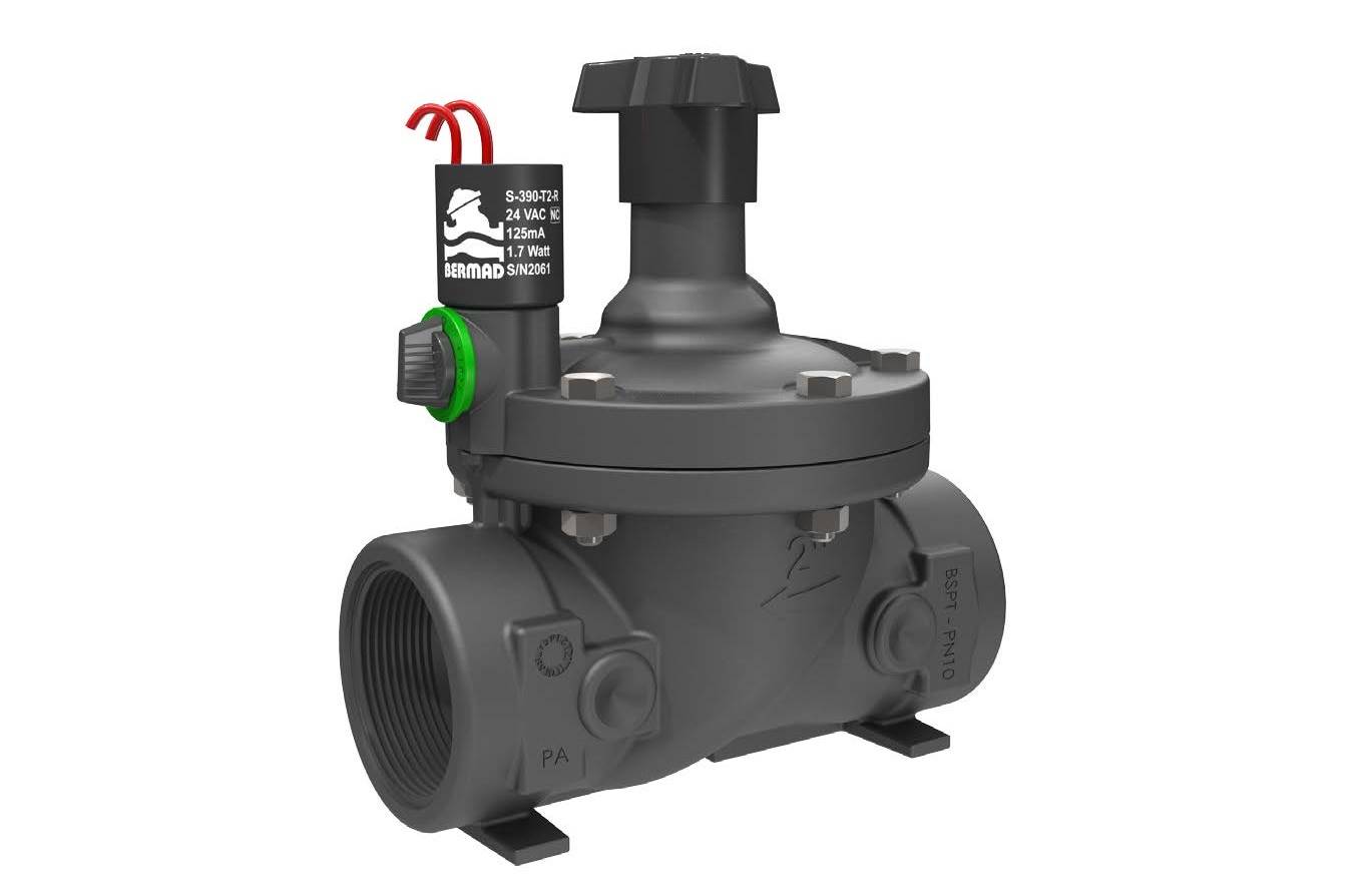 伯尔梅特bermad两位三通阀ir4x4350s反冲洗阀门