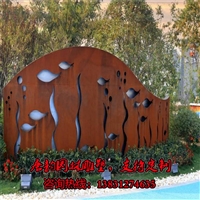 耐候板剪影小品雕塑