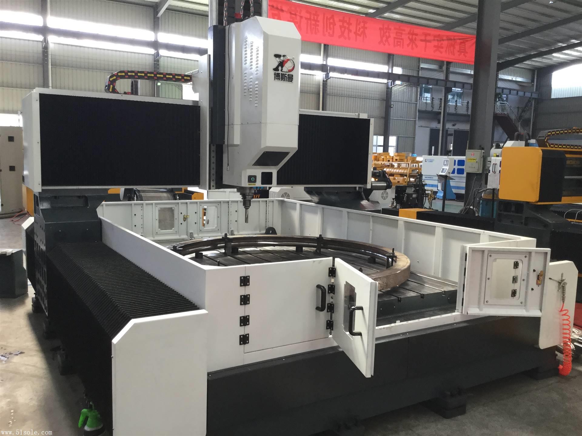 大孔径高速平面数控钻铣床