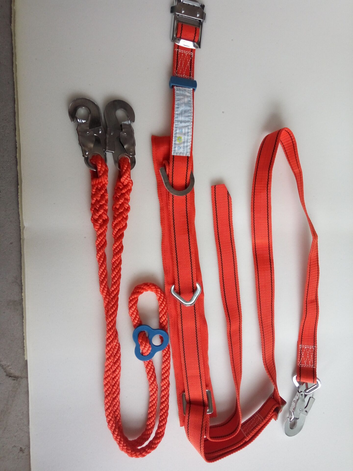 全方位五点式安全带双背双保险锦纶