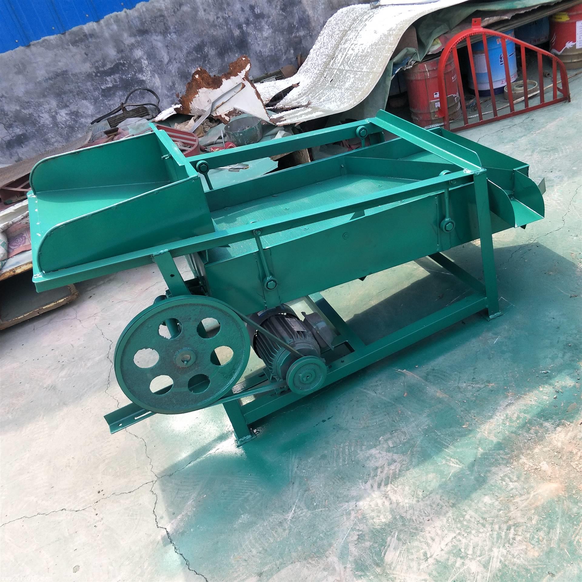 小型玉米豆类粮食振动清选机 家用可移动除杂筛选机器