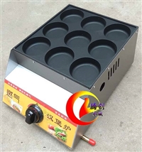 不粘锅九孔鸡蛋汉堡机价格,燃气肉蛋堡机及做法配方