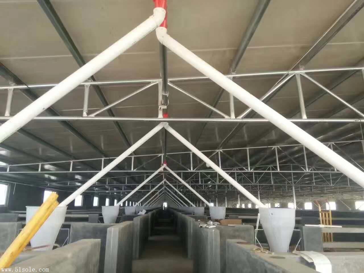 猪舍料线方形定量桶定量杯猪舍料线自动料线新型猪舍料线上门安装