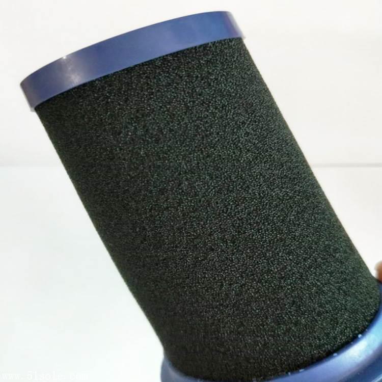 厂家批发鱼缸过滤海绵污水处理过滤棉开孔空心海绵圆柱可定制