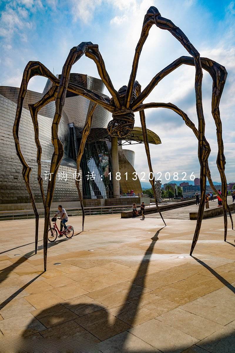 蜘蛛铜雕,广场抽象雕塑