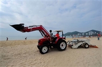 沙滩清洁垃圾车图片