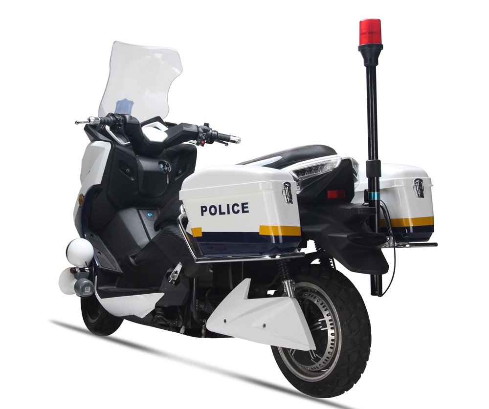 电动两轮巡逻车物业巡逻车治安巡逻车订制专用公务电动车