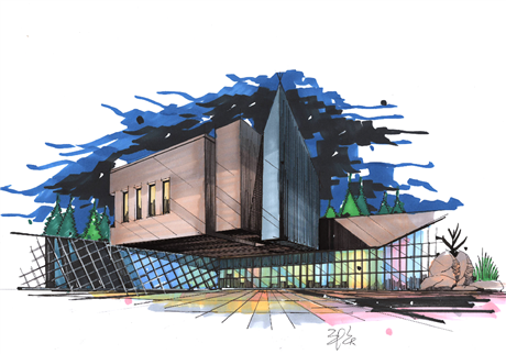 公司图片_西安四方建筑手绘设计有限公司 - 搜了网