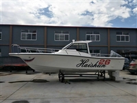 渔尚FFB860高速双机 玻璃钢钓鱼艇