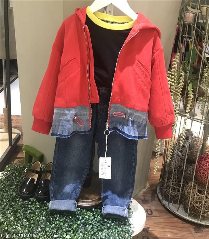 小猪班尼童装新款女童外套品牌童装尾货批发5元童装货源批发