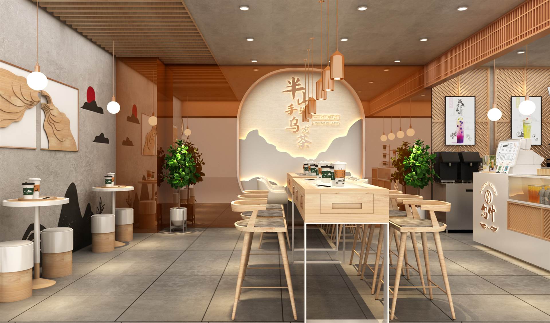 乌叶突破传统印象,强力打造中国风茶饮店