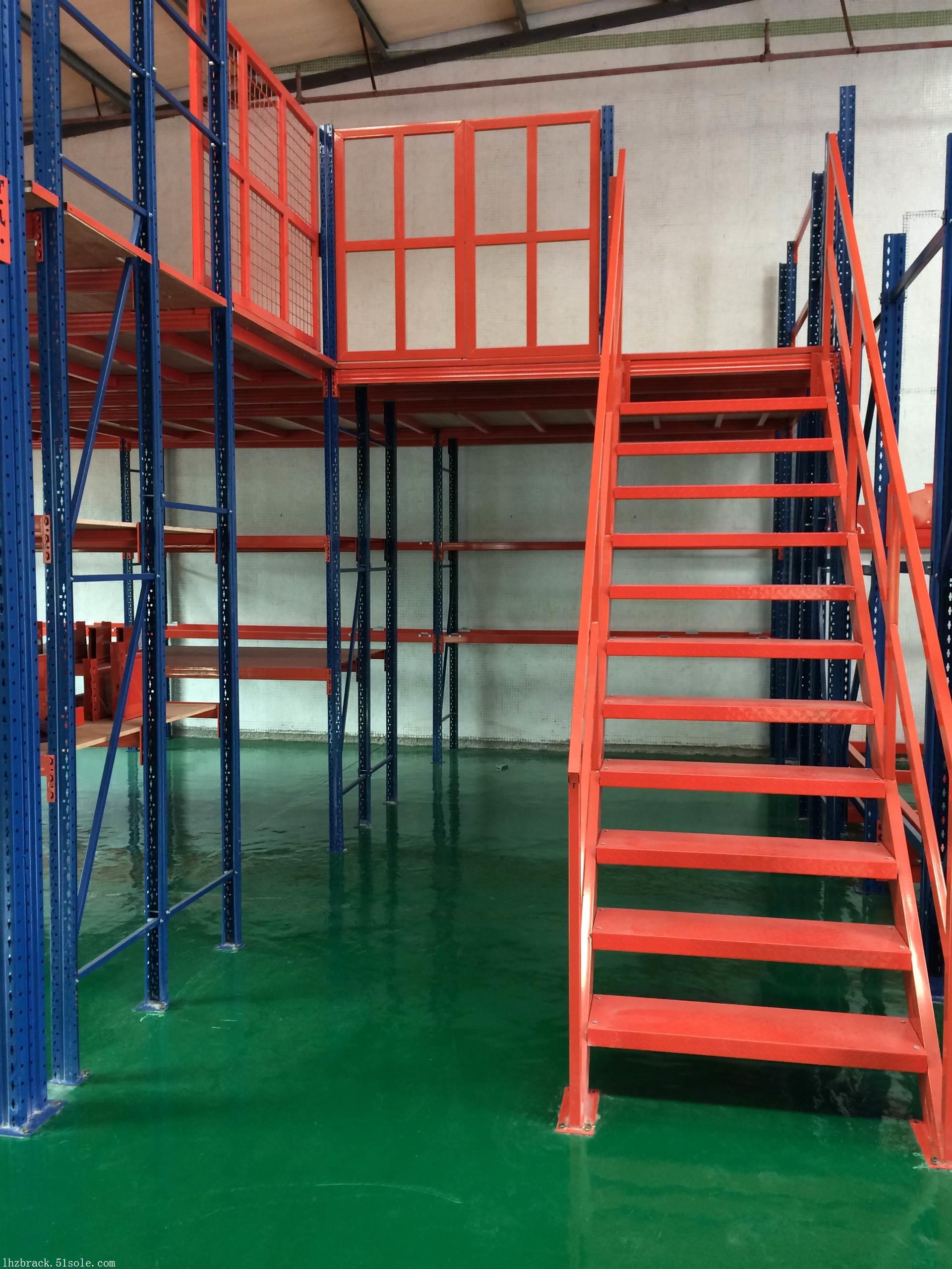 江门仓库隔层 折叠便携式货架 江门仓库隔层,定制阁楼货架
