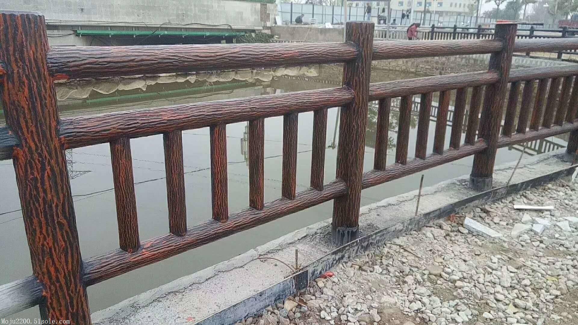 仿树皮护栏模具