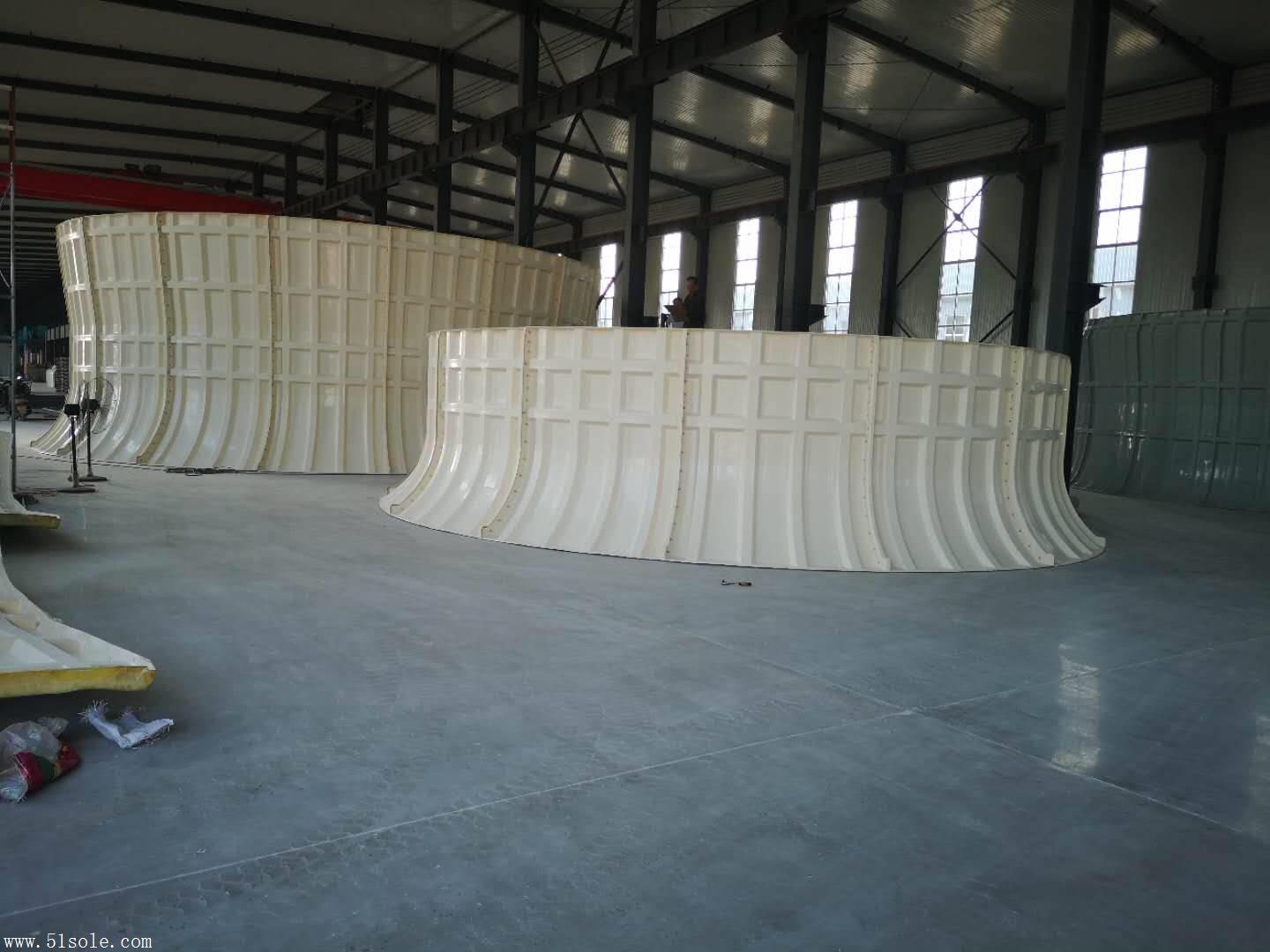 玻璃钢模压风筒,smc模压风筒,冷却塔配件风筒