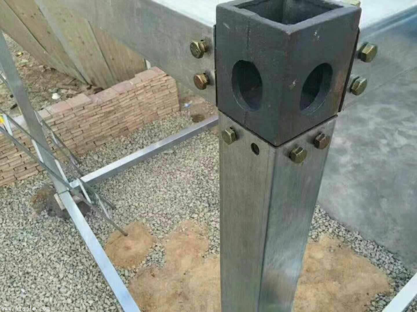 集装箱焊接吊头快拼箱连接架方管组装箱吊头批发