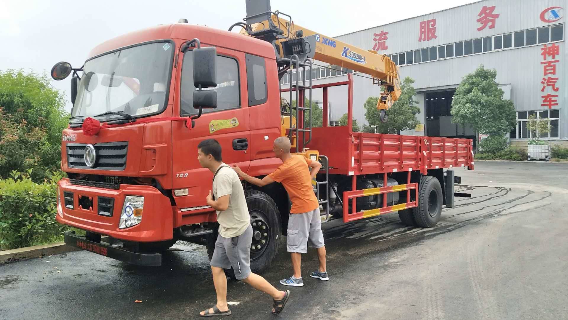 松原徐工35噸折臂隨車吊出租