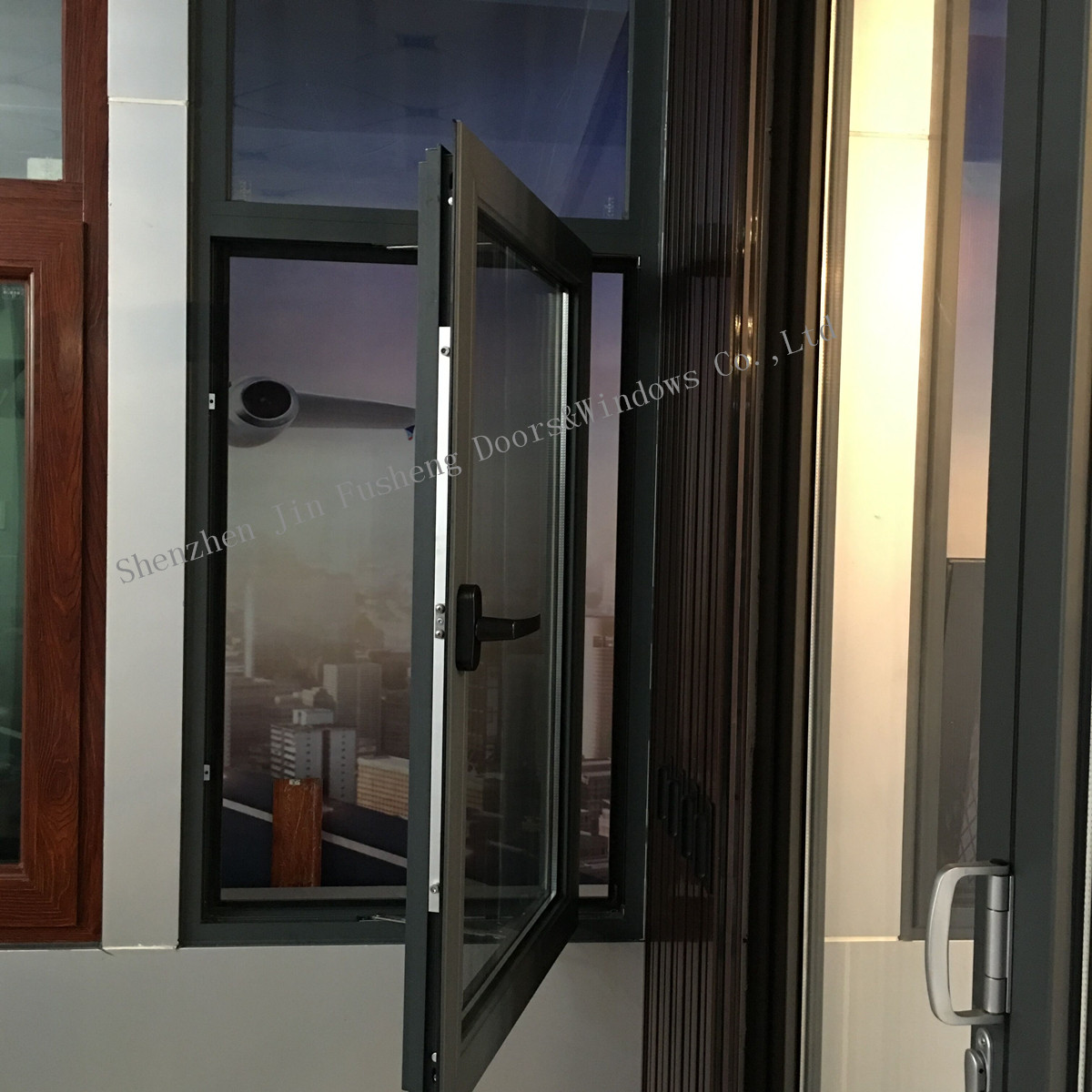 广枫金福55系列铝合金平开窗