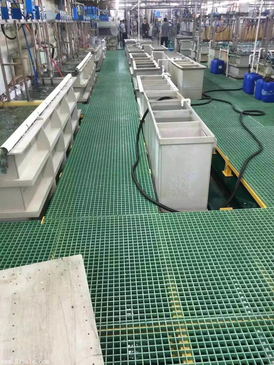 广东厂家直销25厚电镀工厂平台用玻璃钢格栅