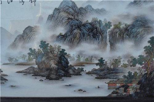 2018年山水瓷板画价位是多少