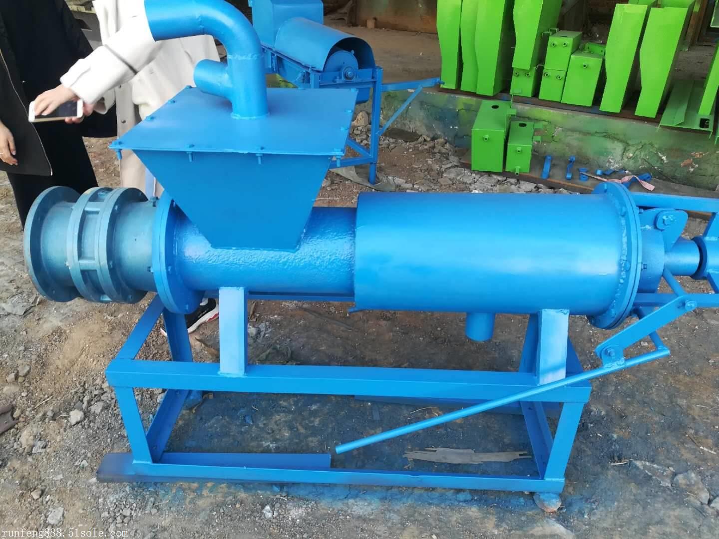 双层过滤家禽粪便分离机 粘稠鸡粪挤干机 沼气沼液固液分离机