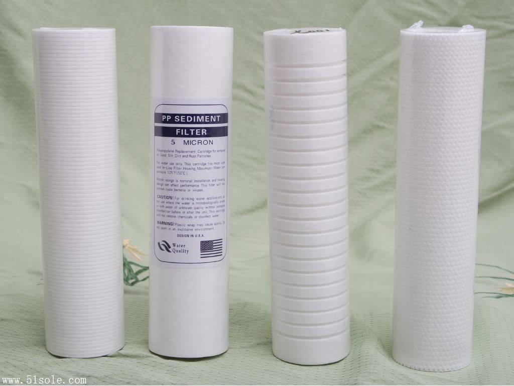 华膜pp熔喷滤芯pp棉1微米5微米精密过滤器水处理设备配件耗材通用