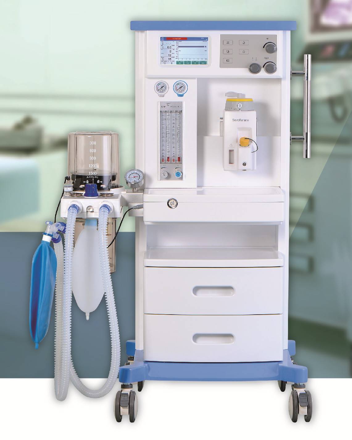 空气呼吸通气模式:容量控制,压力控制,同步控制,手动控制,叹息,peep