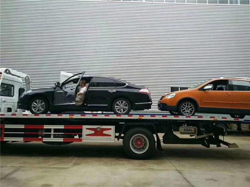 唐山市东风d9一拖二清障车厂家直销