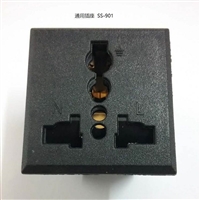 生产供应万用插座SS-901电器AC电源输出安全门通用电源插座
