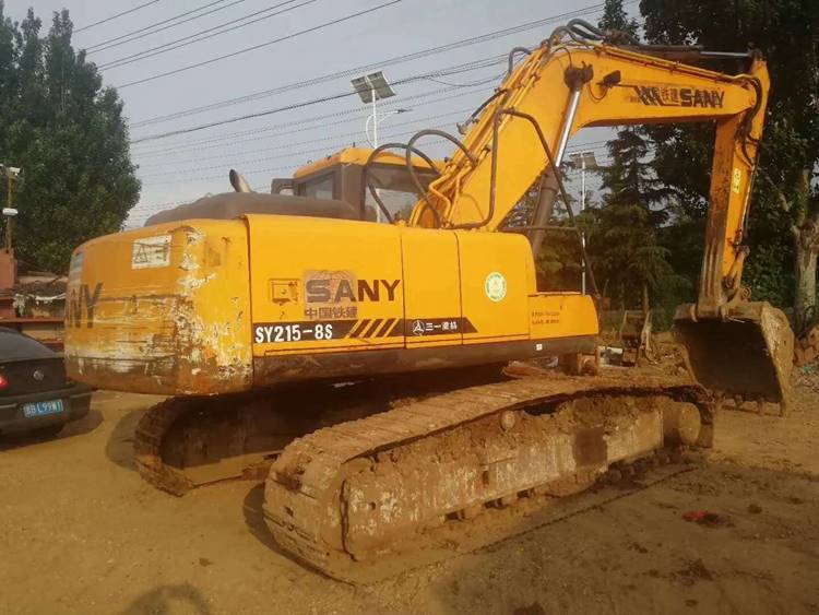 国产二手挖掘机三一sy215-8中型二手履带挖土机