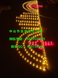 圣诞造型灯 装饰街道中国结跨街灯圣诞造型灯隧道灯