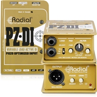 Radial PZ-DI 现场管弦乐器有源DI直插盒批发零售 DI直插盒