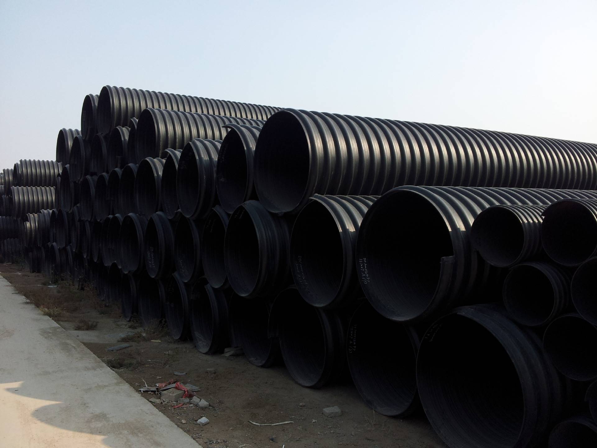 首页 建材 建筑,建材类管材 复合管 陕西西安波纹管 pe钢带增强 pe