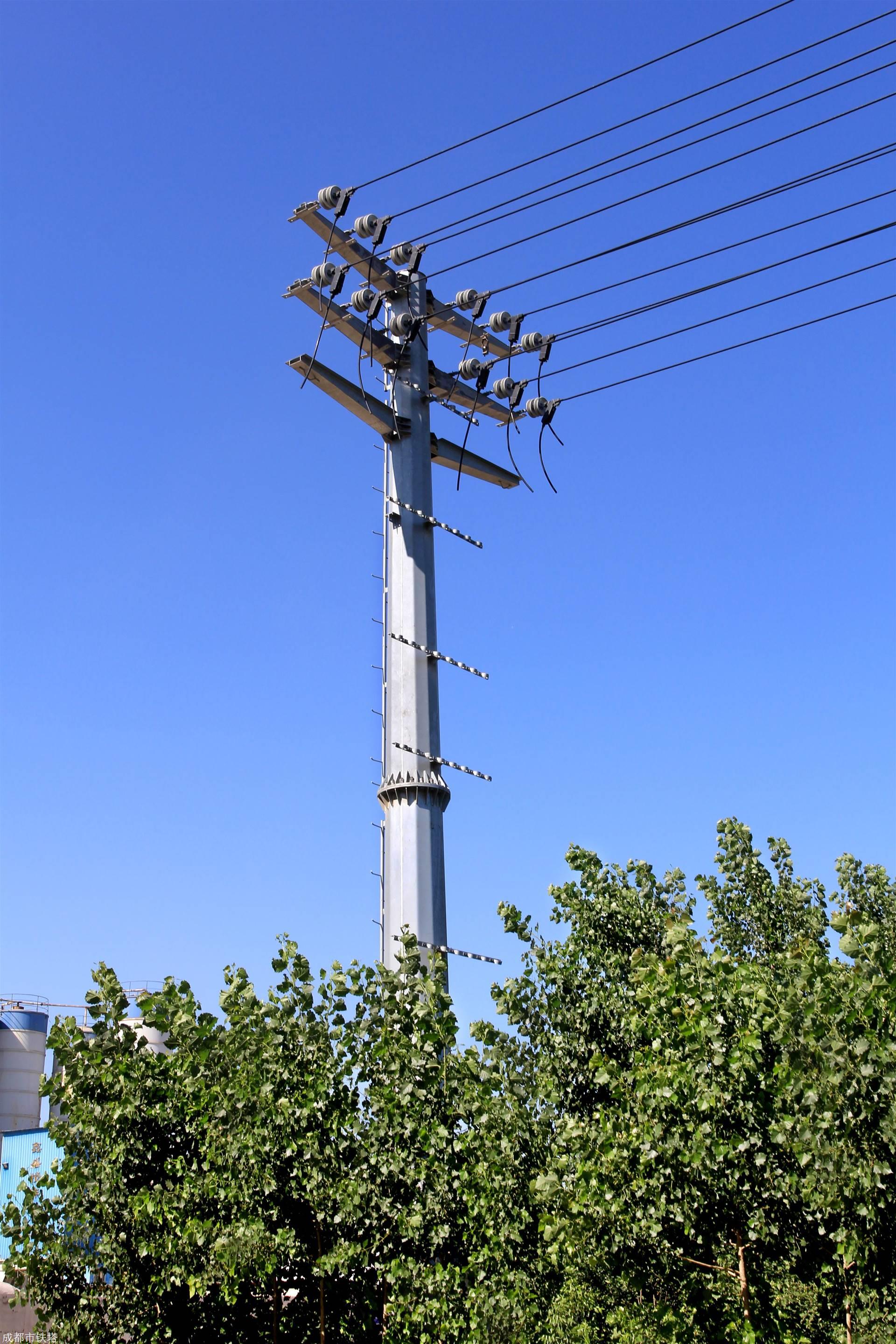 電力鋼杆 電力鋼管塔 10kv-35kv電力鋼杆 電力鋼杆